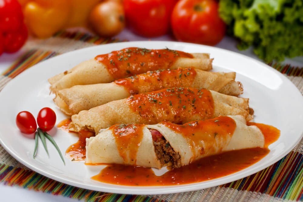 Panqueca de carne moída